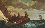 Winslow Homer Breezing Up oil on canvas